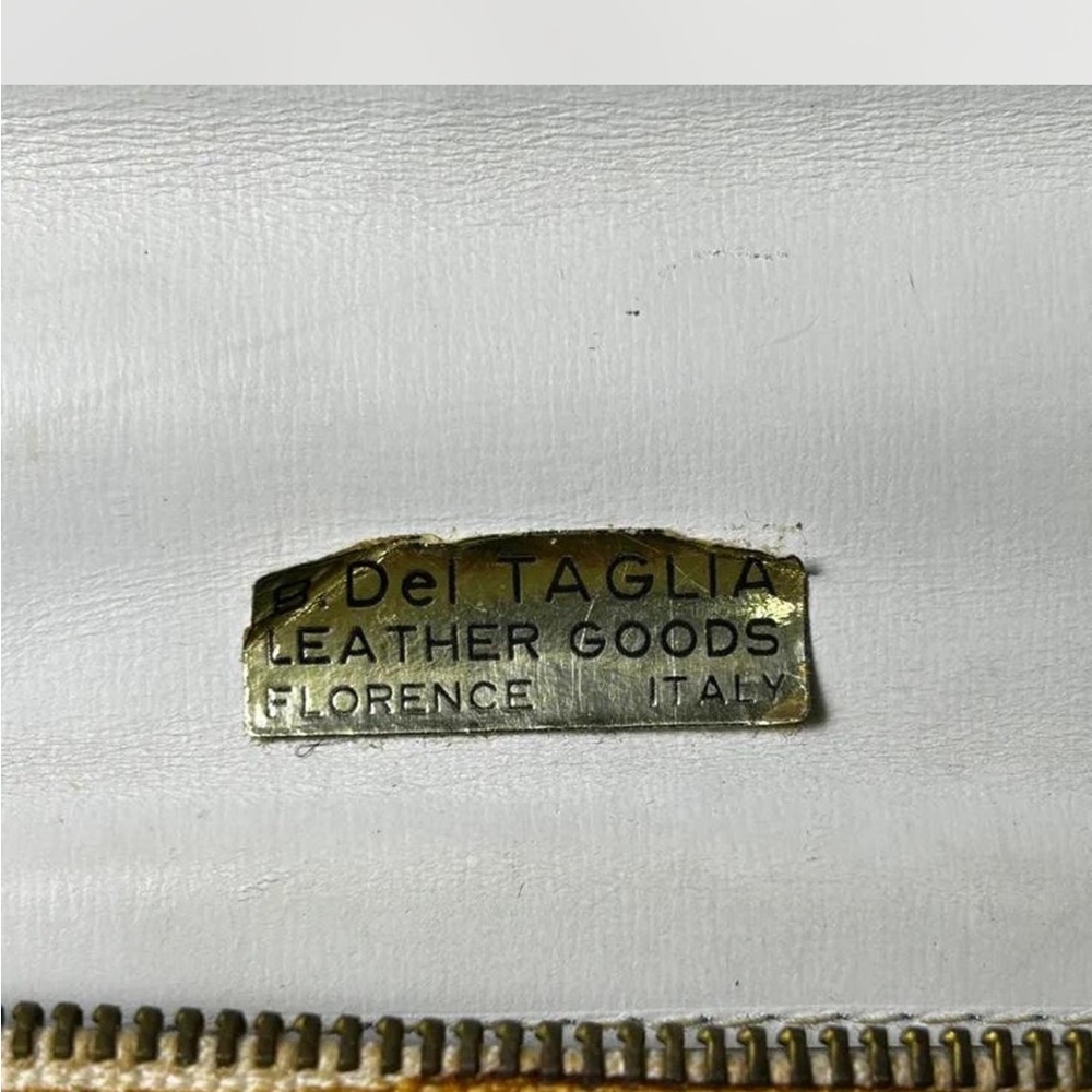 Vintage Misuri Kelly Del Taglia cream leather handbag - Picture 8 of 8